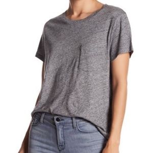 Madewell crew neck t shirt with pocket